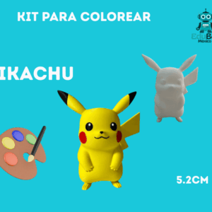Kit para pintar figura 3D Pikachu